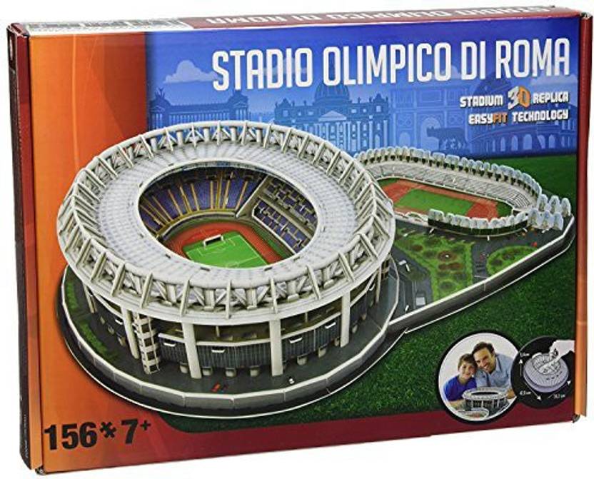 Nanostad 3D Puzzle Stadio Olimpico Olimpic Stadium Roma Rome - 3D ...