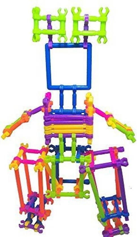 mococat multiple colour different shape plastic creative toys