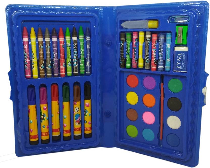 Halo Nation Color Box Includes Color Pencil Crayons Water
