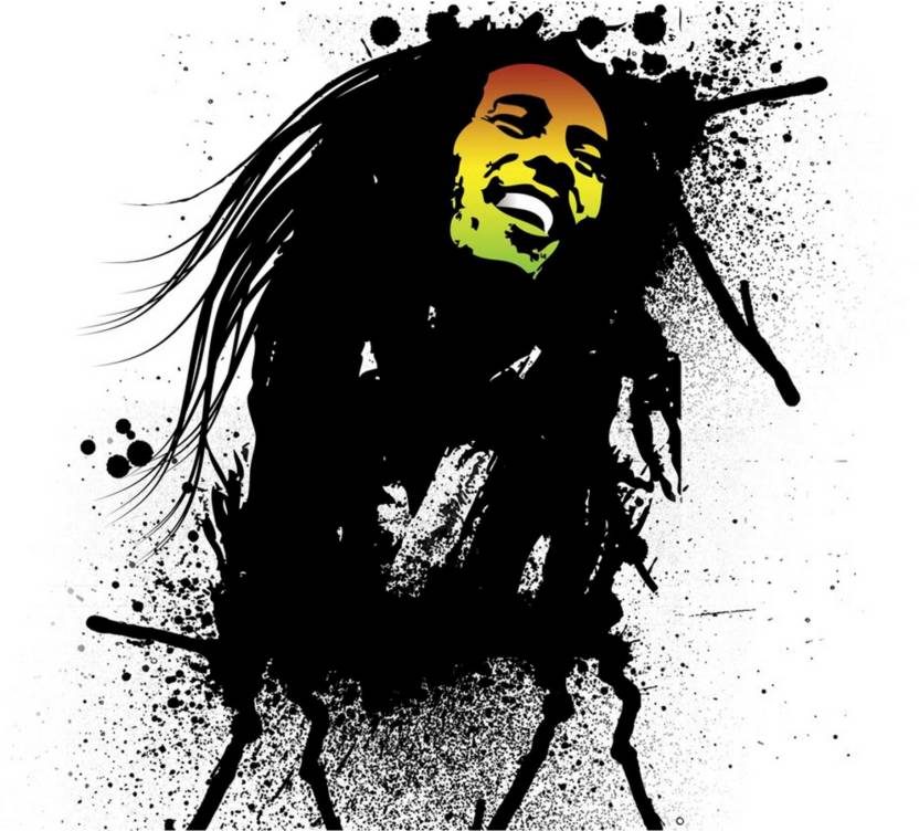 Bob Marley Poster For Room And Office Paper Print