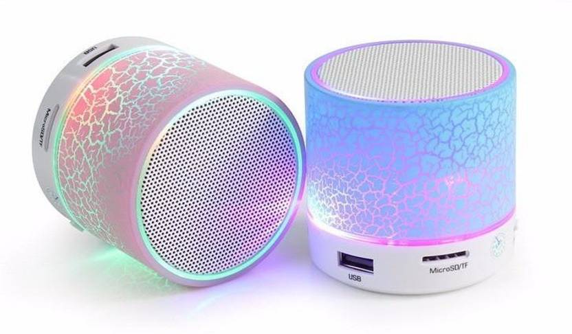 Page Large Vertical At Gromic Led Light Bluetooth Speaker With Memory Card Slot 5 W Portable