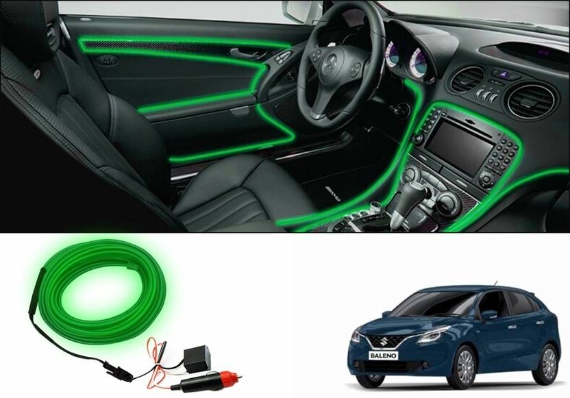 Sdwav Car Interior Ambient Wire Decorative Led Light For Maruti Sdwav Car Interior Ambient Wire Decorative Led Light For Maruti Suzuki Baleno New Fancy Lights