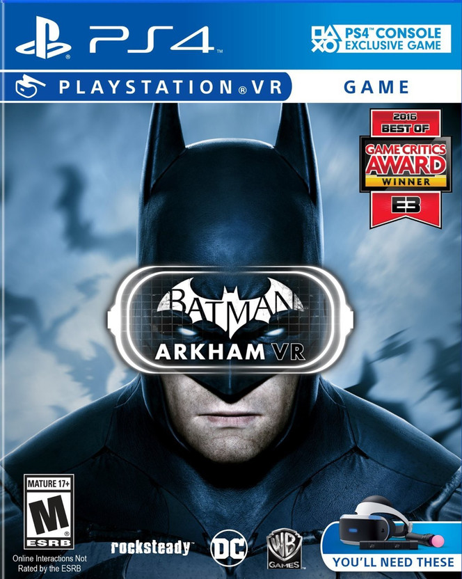 Batman: Arkham VR(for PS4, VR Required)
