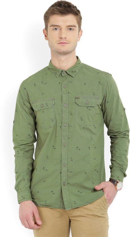 Light olive green shirt mens clearance