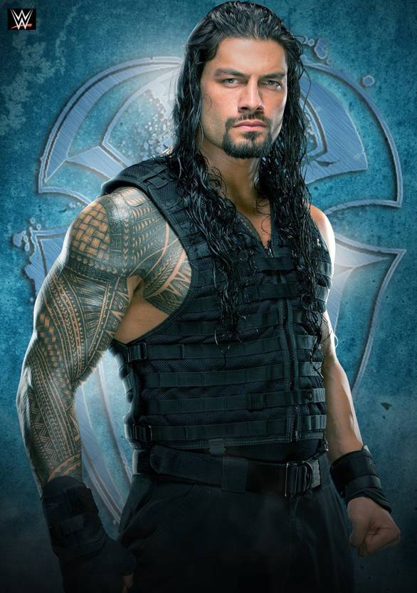 posters wwe roman reigns poster matt finish inspirational and