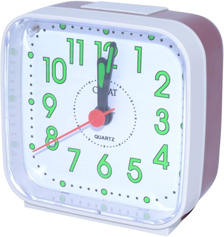 ORPAT Analog Silver Clock Price in India Buy ORPAT Analog Silver