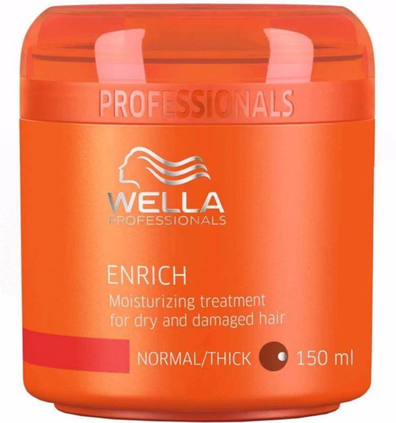Wella Enrich Moisturizing Treatment For Dry And Damaged Hair Mask