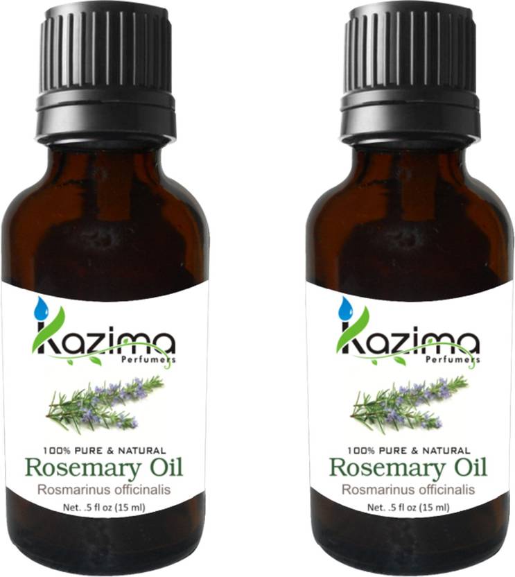 Kazima Rosemary Oil Pack Of 2 Each 15ml Pure Natural Hair Oil