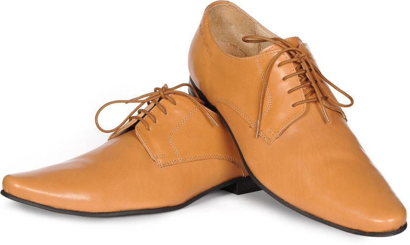 Red Kuiper Formal Leather Shoes Lace Up 