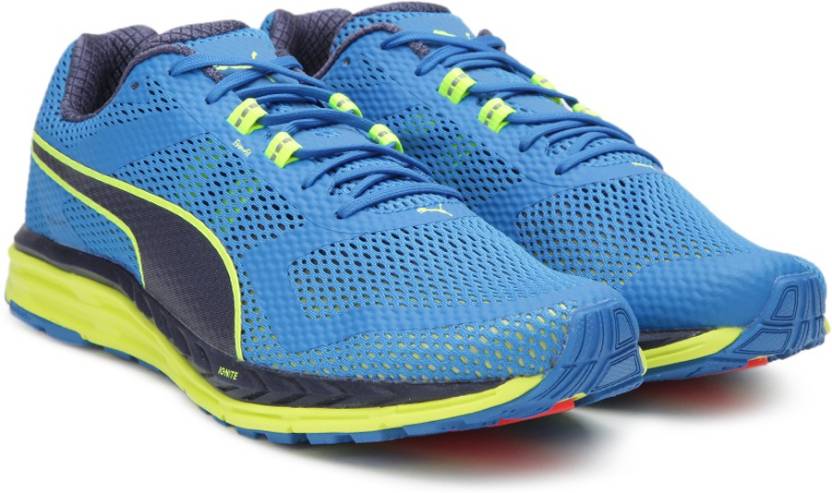 PUMA Speed 500 IGNITE Running Shoes For Men - Buy Electric Blue  Lemonade-Safety Color PUMA Speed 500 IGNITE Running Shoes For Men Online at  Best Price - Shop Online for Footwears in