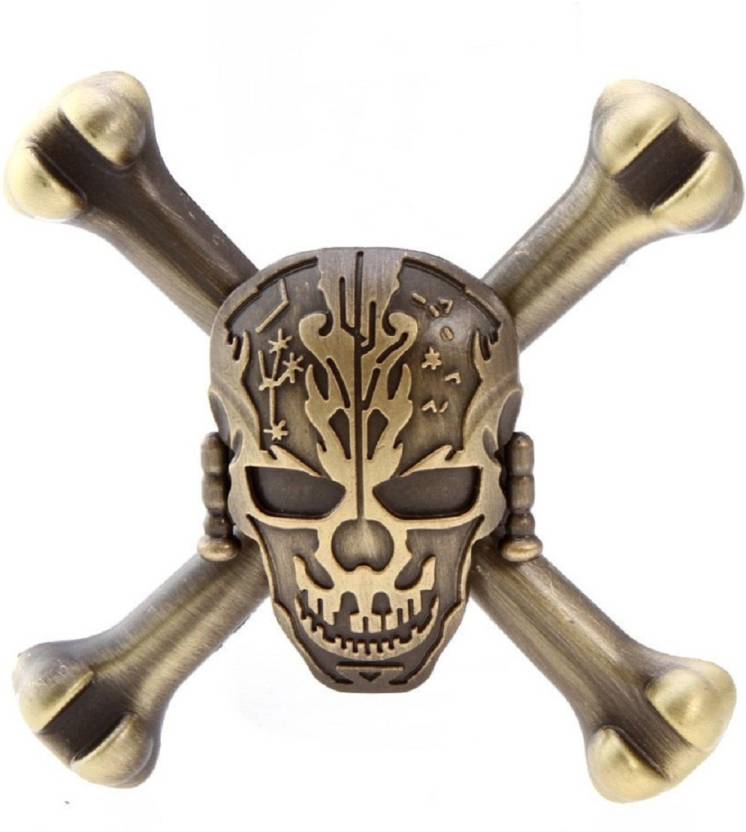 Emob High Quality Skull & Bone Fidget Hand Spinner Toy