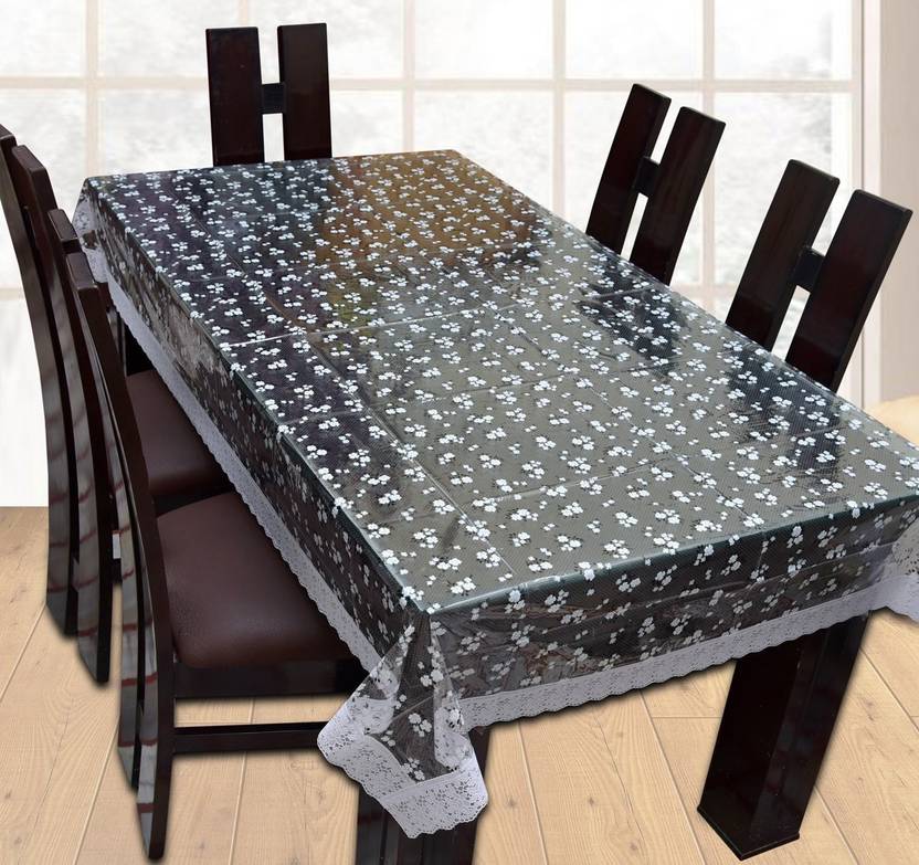 Yellow Weaves Abstract 6 Seater Table Cover Yellow Weaves Abstract 6 Seater Table Cover White Pvc