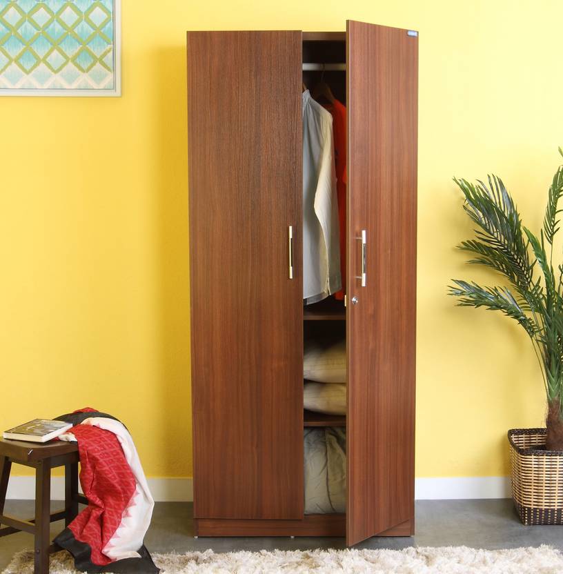 Spacewood Optima Engineered Wood 2 Door Wardrobe Price in India Buy Spacewood Optima