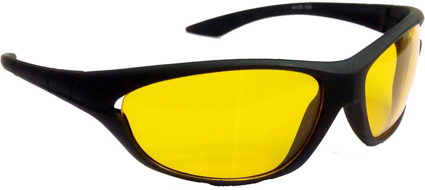 Hrinkar Sports Sunglasses(For Men & Women, Yellow)
