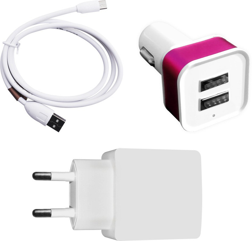 DAKRON DAKRON Wall Charger Accessory Combo for HTC Desire 816(White) - Flipkart Deal