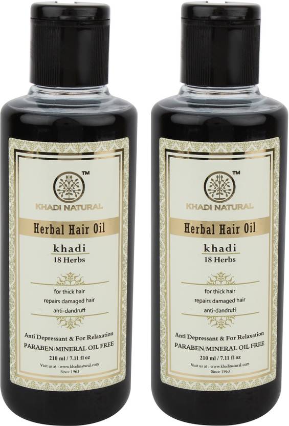 Khadi Natural 18 Herbs Paraben Mineral Oil Free Hair Oil Price