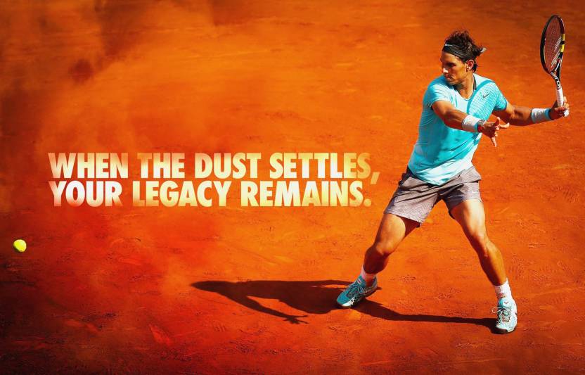 Spirit Of Sports - Tennis Legend Rafael Nadal - Motivational Poster ...