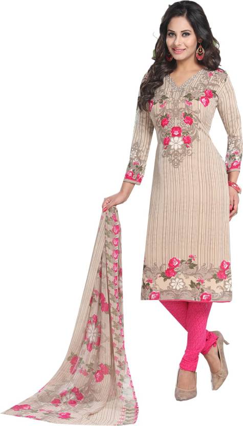 For 455/-(72% Off) Ishin Crepe Printed Salwar Suit Dupatta Material (Un-stitched) at Flipkart