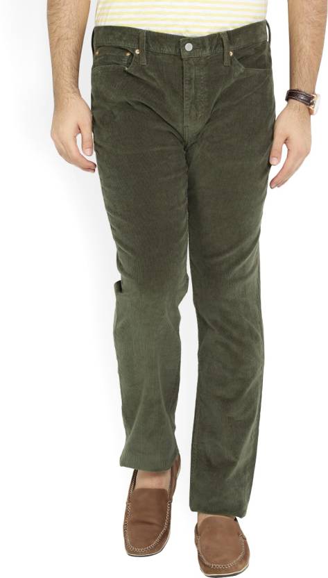 LEVI'S Slim Fit Men Green Trousers - Buy Olive LEVI'S Slim Fit Men Green  Trousers Online at Best Prices in India 