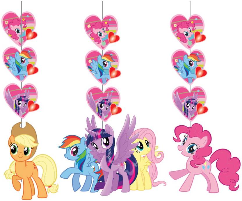 Party Propz Multicolor My Little Pony Birthday Decoration String