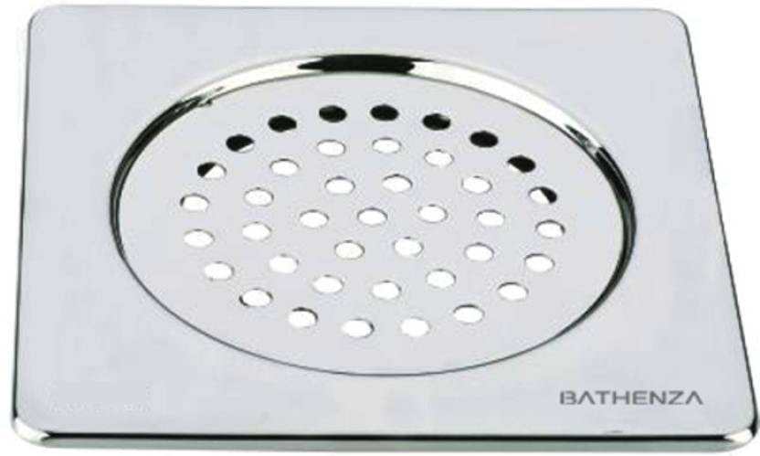 Bathenza Square 2pc Regular Floor Drain Floor Trap Square