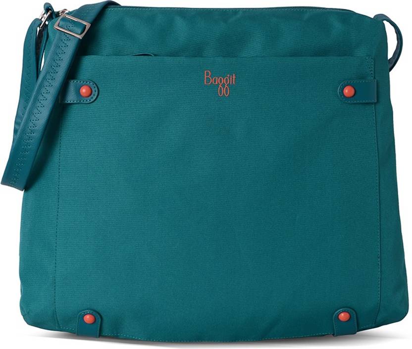 Baggit Women Casual Green Nylon Sling Bag Teal Price In India Baggit Women Casual Green Nylon Sling Bag
