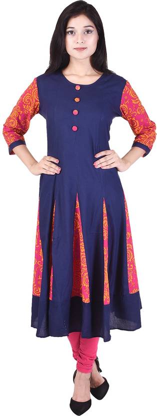 The Style Story Solid Women Anarkali Kurta
