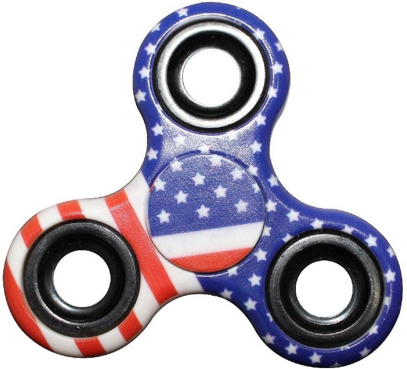 Premsons Premium Quality Fidget Spinner American Flag Random Colors