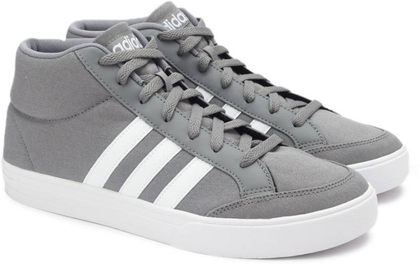 ADIDAS NEO VS SET MID Sneakers For Men - Buy GRETHR/FTWWHT/FTWWHT Color  ADIDAS NEO VS SET MID Sneakers For Men Online at Best Price - Shop Online  for Footwears in India |