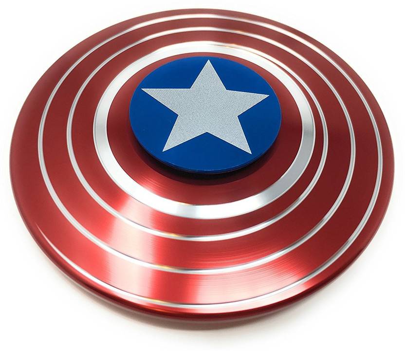 VibeX ™ Aluminium Alloy Crafted Limited Edition Captain America Fidget Spinner