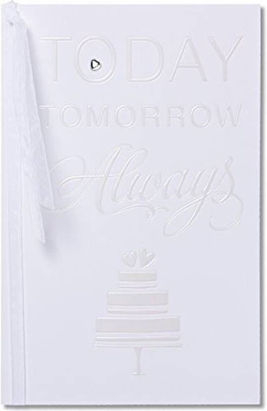 Generic American Greetings Today Tomorrow Always Wedding Card