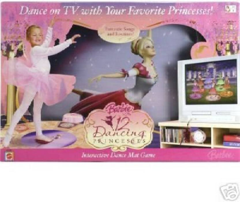 Barbie Dancing Princesses Learn To Dance Mat Game Dancing