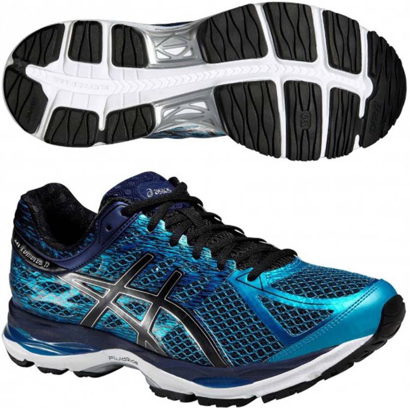 Asics GEL-CUMULUS 17 Running Shoes For Men - Buy Blue Color Asics GEL- CUMULUS 17 Running Shoes For Men Online at Best Price - Shop Online for  Footwears in India 