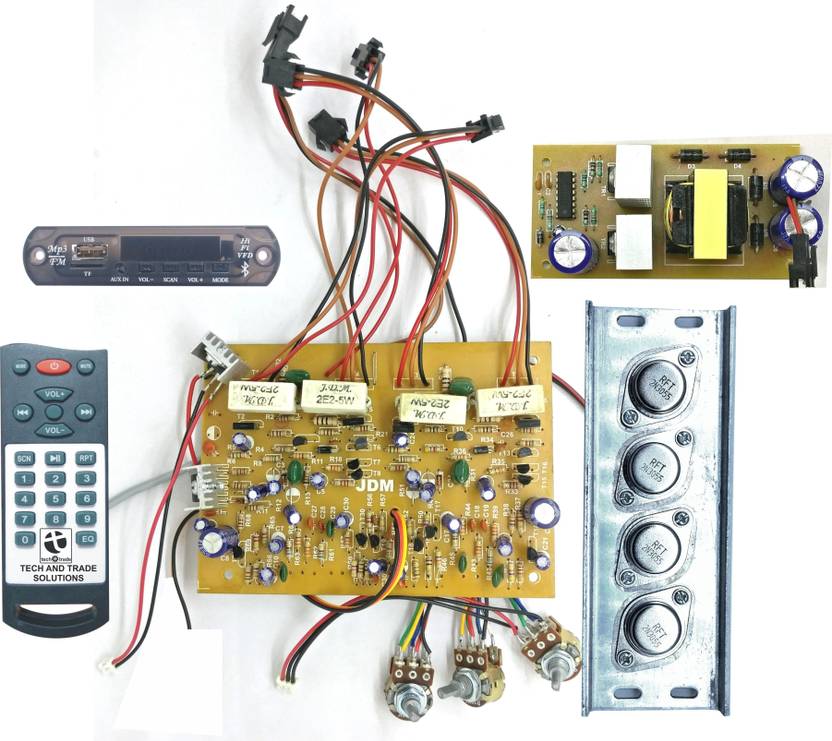 2n3055 Transistor Amplifier: Tech And Trade 300W DIY 2n3055 TRANSISTOR Based STEREO