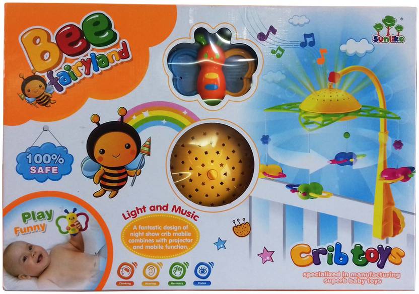 Kidoz Kingdom Bee Fairyland Crib Toys Bee Fairyland Crib Toys