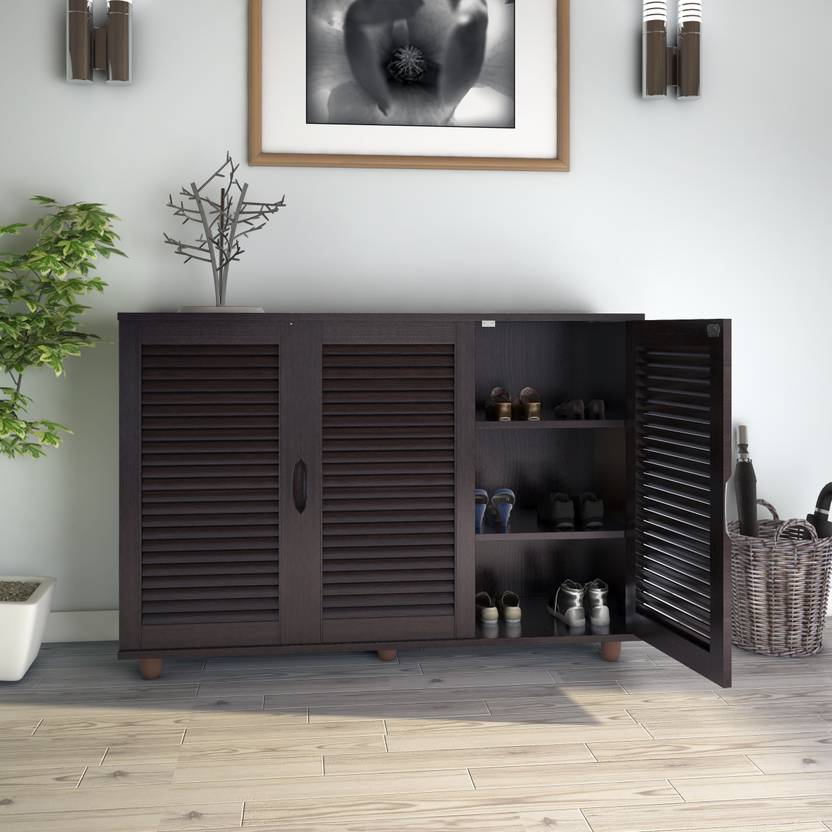 HomeTown Engineered Wood Shoe Rack Price in India - Buy 