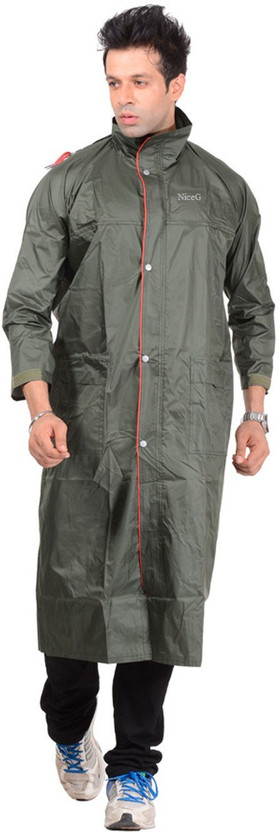 NiceG Solid Men Raincoat - Buy NiceG 