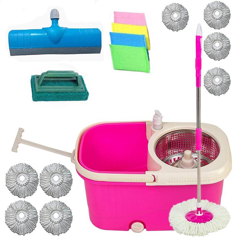 VMOP SPININGCLEANINGQ167 Mop Set, Floor Wiper, Scrub Pad Price in