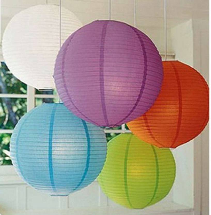 Sukot 14 Inch Paper Lantern Paper Ball Festival Decor Party