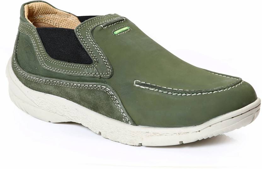 red chief olive green shoes
