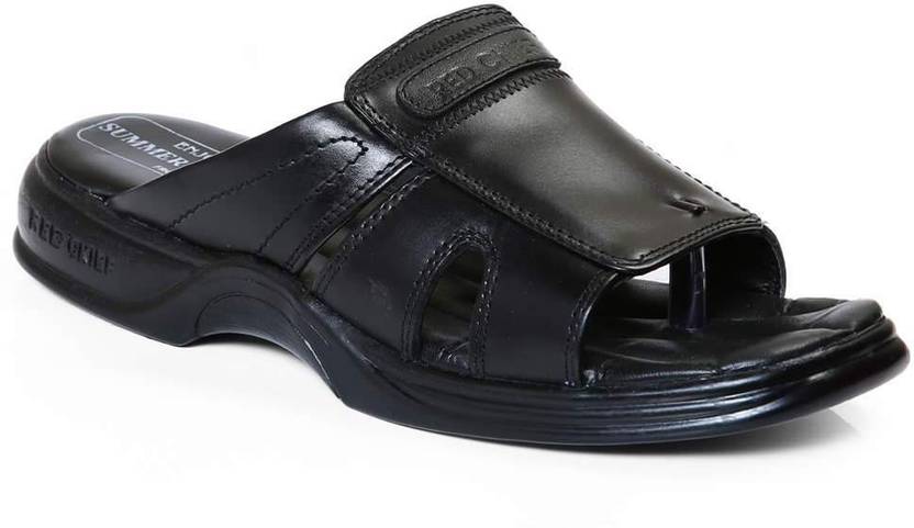red chief leather chappals