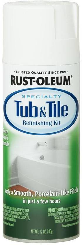 Rust Oleum Specialty Tub And Tile Aerosol White Spray Paint