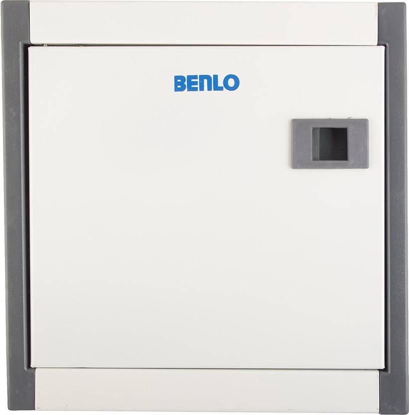 Benlo Metal 8 Way Single Phase Spn Double Door Distribution
