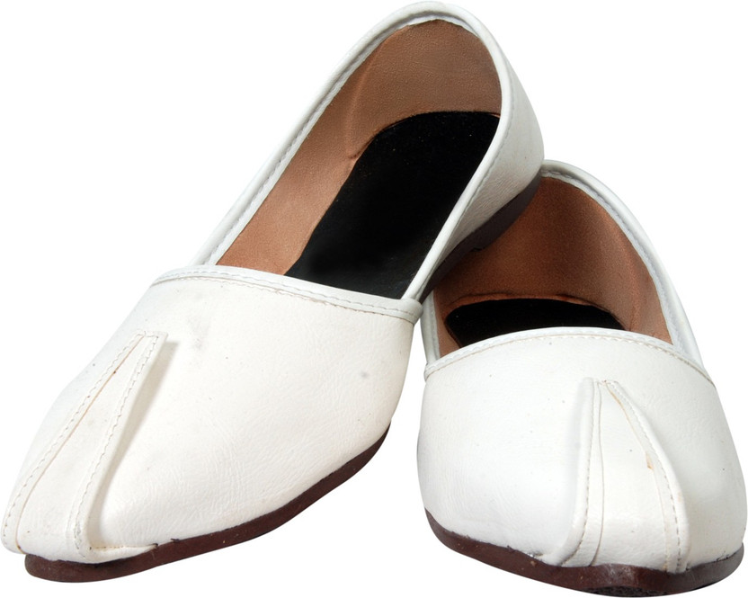 Johnnie Boy White Jutti Slip On For Men 