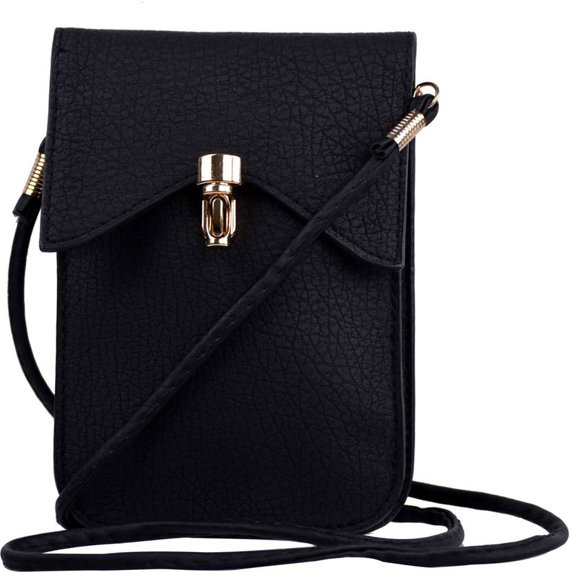 Femiga Black Sling Bag Sling Bag 022Black Black Price in India