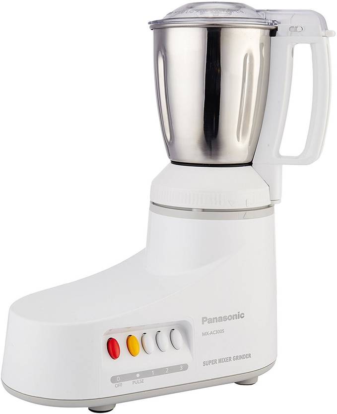 Panasonic MXAC MXAC300SH 550Watt 3Jar Super Mixer Grinder (Grey) 550 W Mixer Grinder (3 Jars
