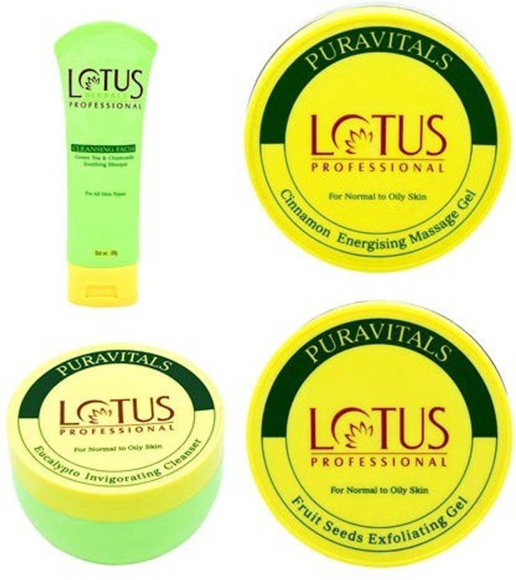 Lotus Professional Puravitals Facial Kit Price in India Buy Lotus