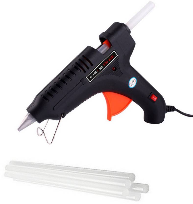 GLUN ITEK LEAK PROOF 100 WATT WITH 5 STICKS HEAVY Standard Temperature Corded Glue Gun Price in