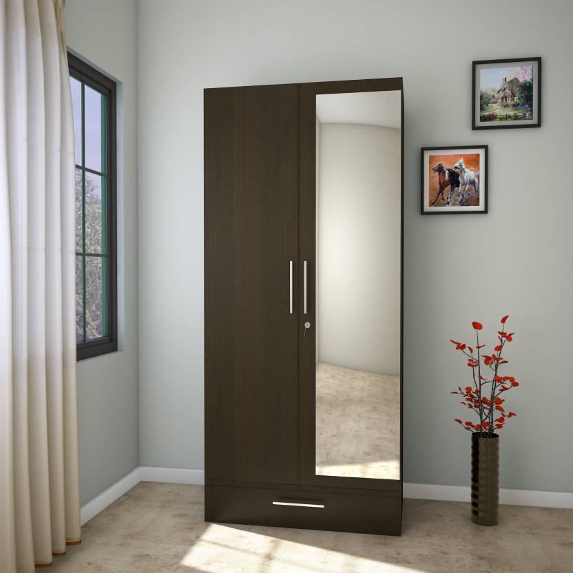 Unicos Engineered Wood 2 Door Wardrobe Price In India Buy