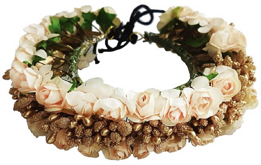 Kabello Bollywood Style Juda Hair Accessories Flowers Gajra For